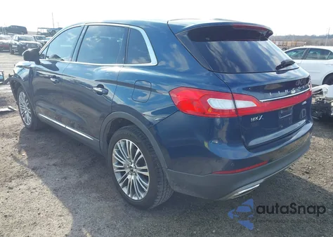 2017 Lincoln Mkx Reserve z USA, uszkodzony, nr VIN 2LMPJ8LR7HBL18602